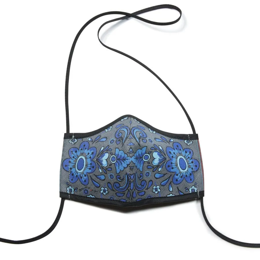 Blue Floral Face Mask (2 pack) sold by Brighton product image thumbnail 5