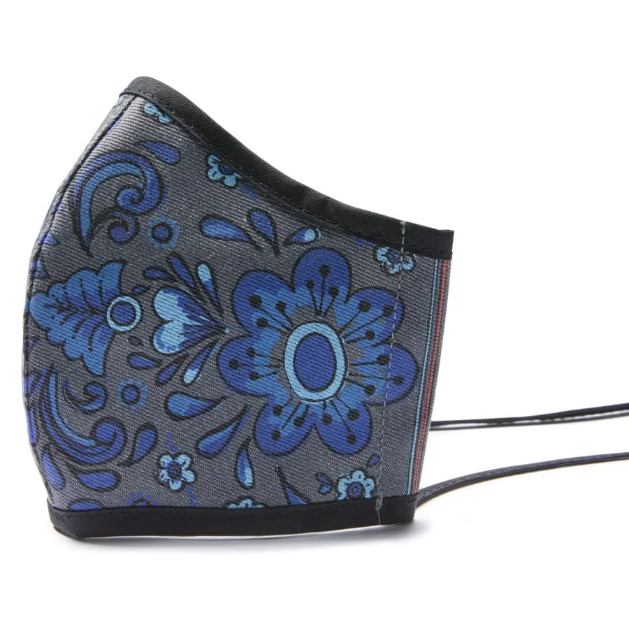 Blue Floral Face Mask (2 pack) sold by Brighton product image thumbnail 3