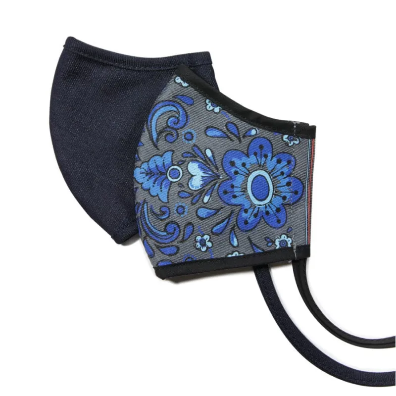 Blue Floral Face Mask (2 pack) sold by Brighton