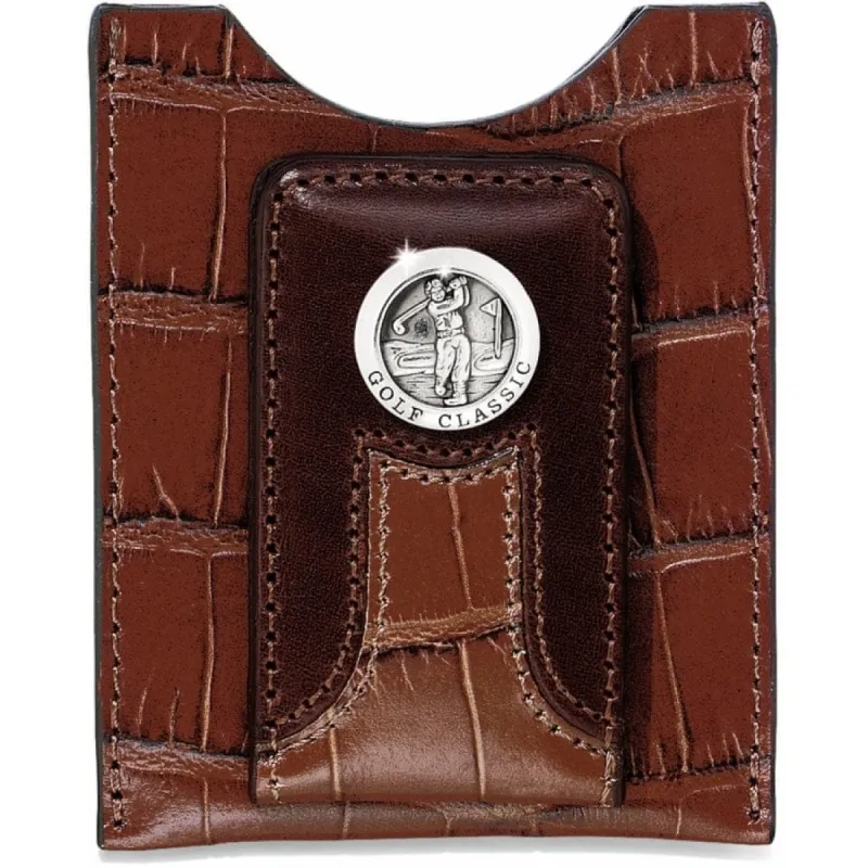 Golf Croco Money Clip sold by Brighton
