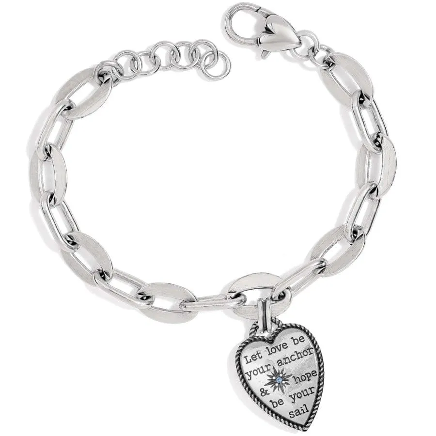 Anchor And Soul Link Bracelet sold by Brighton product image thumbnail 2