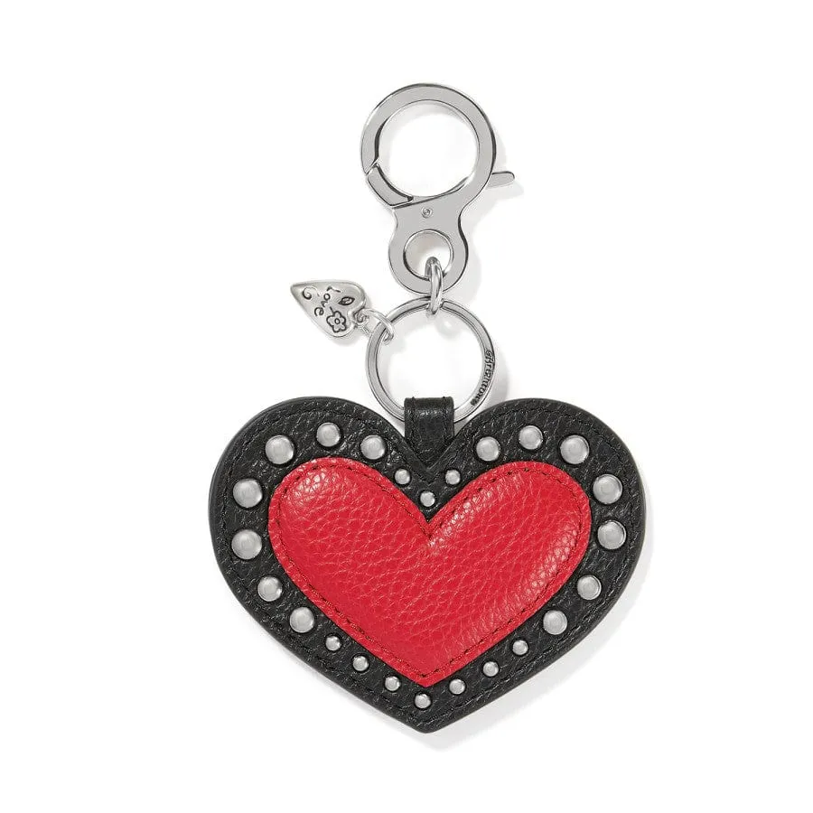 Fashionista Moody Blue Heart Handbag Fob sold by Brighton