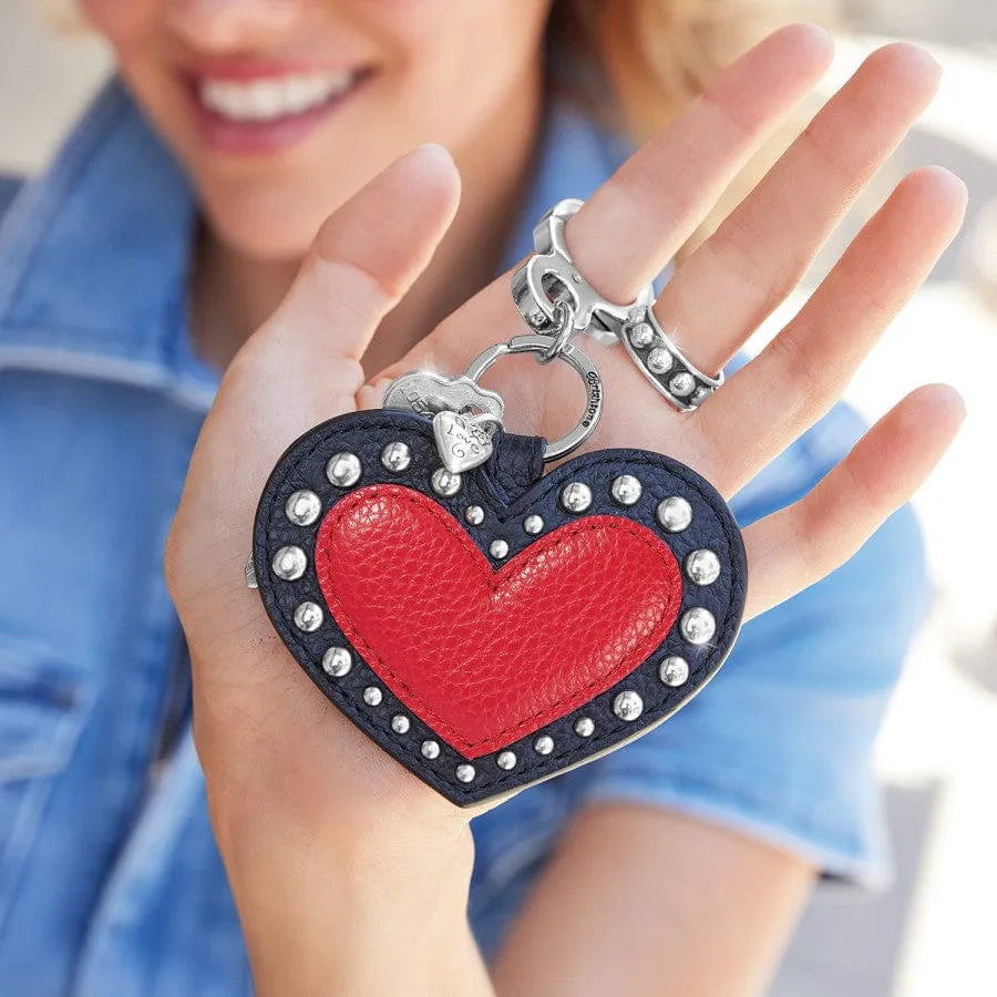 Fashionista Moody Blue Heart Handbag Fob sold by Brighton product image thumbnail 3