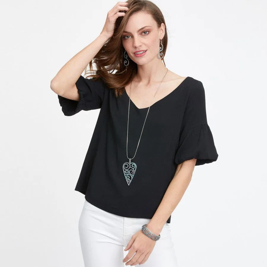 Sea Of Love Crystal French Wire Earrings sold by Brighton product image thumbnail 3