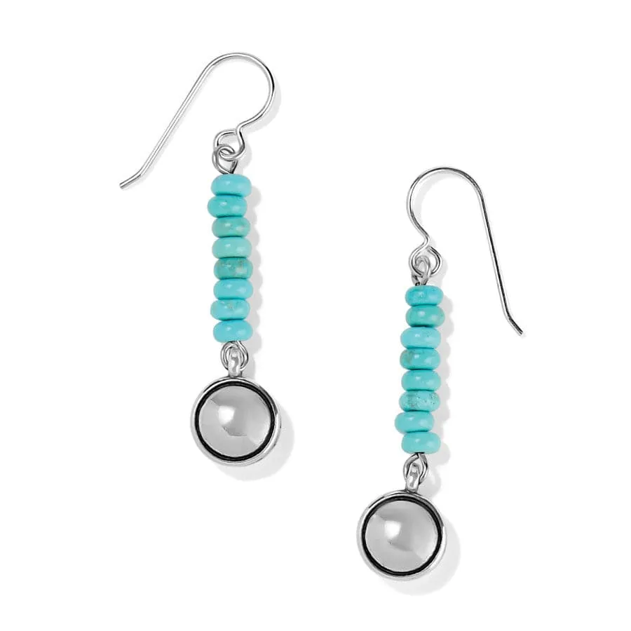 Contempo Nuevo Azul Dome French Wire Earrings sold by Brighton