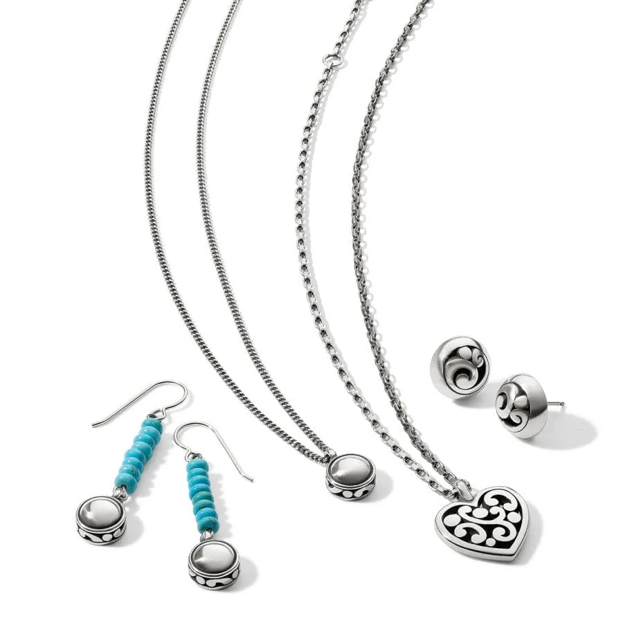 Contempo Nuevo Azul Dome French Wire Earrings sold by Brighton product image thumbnail 3