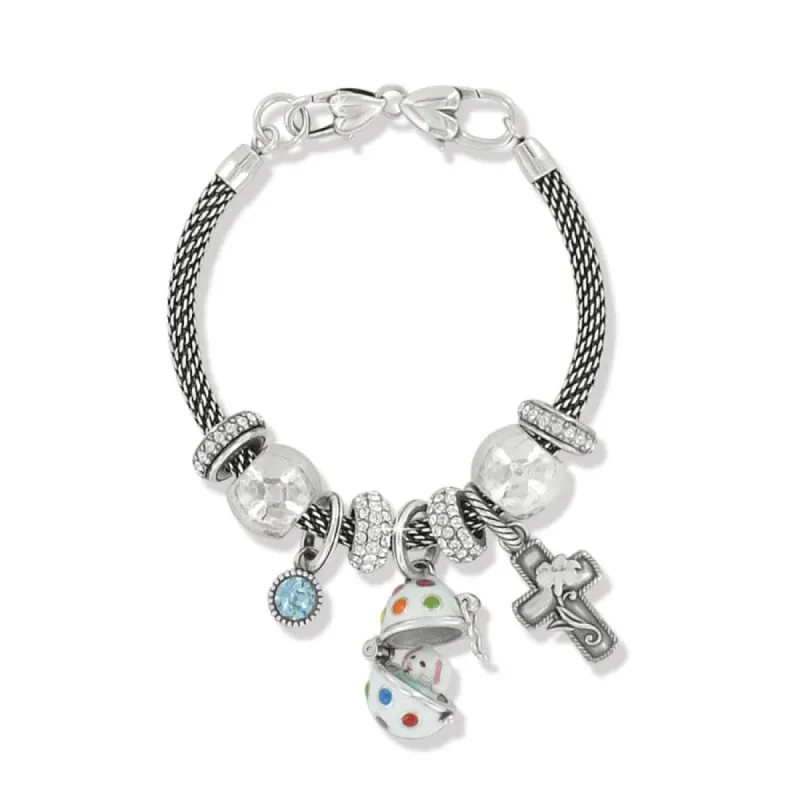 Polka Dot Easter Egg Charm Bracelet sold by Brighton