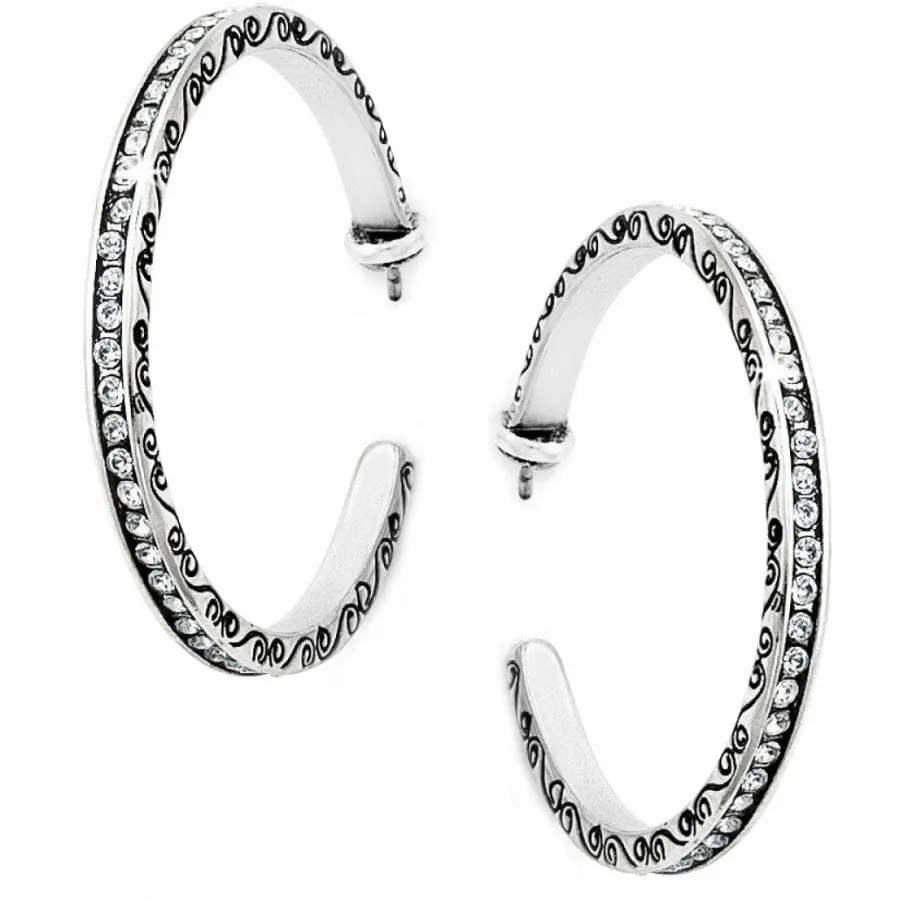Secret Of Love Hoop Post Earrings sold by Brighton