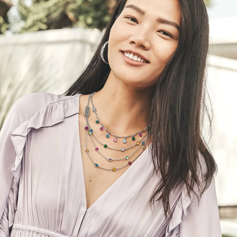 Elora Gems Drops Long Necklace sold by Brighton product image thumbnail 5