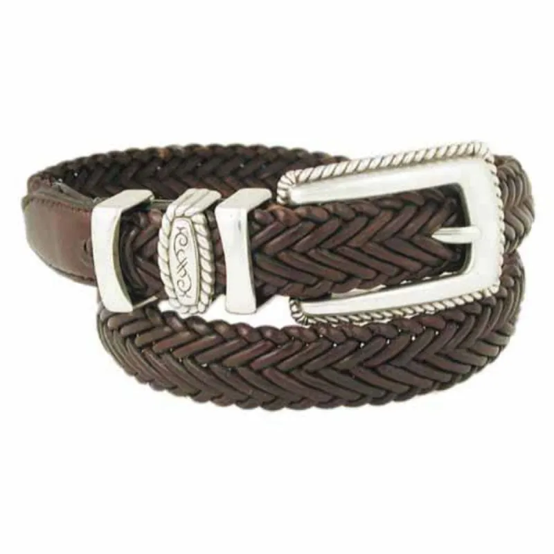 Sierra Narrow Braid Belt sold by Brighton