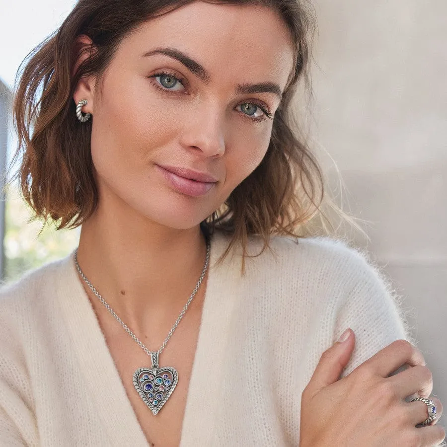 Halo Heart Necklace sold by Brighton product image thumbnail 4