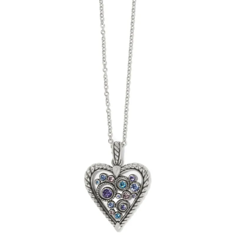 Halo Heart Necklace sold by Brighton