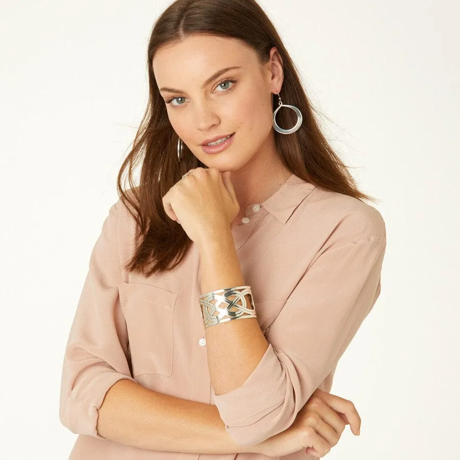 Christo Interlok Wide Cuff Bracelet sold by Brighton product image thumbnail 3