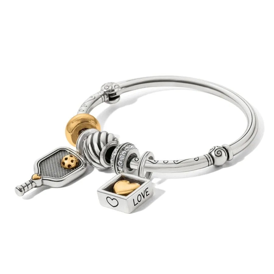 Pickleball Charm Bangle sold by Brighton