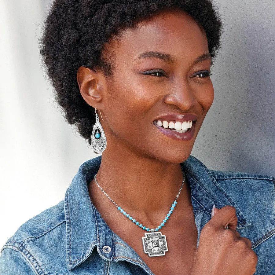 Mosaic Paseo Teardrop French Wire Earrings sold by Brighton product image thumbnail 3