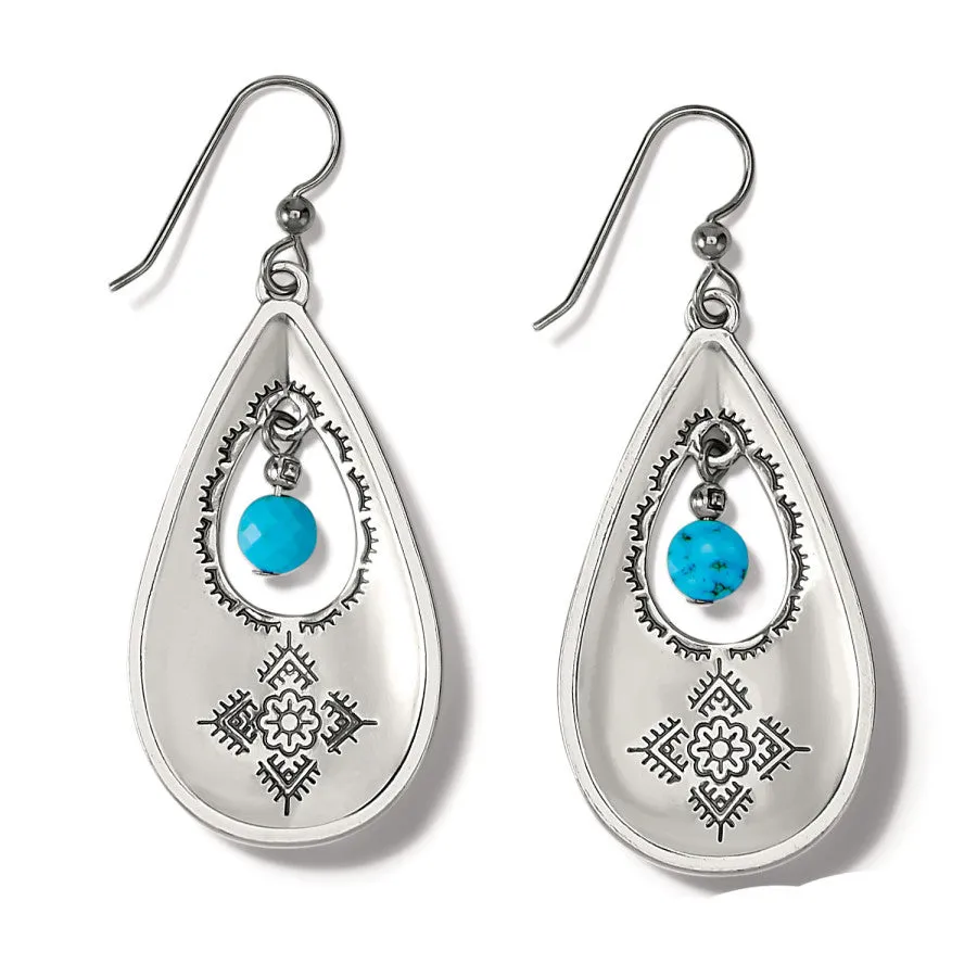Mosaic Paseo Teardrop French Wire Earrings sold by Brighton product image thumbnail 2
