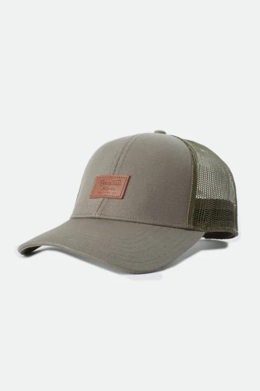 Grade LP Mesh Cap - Olive made by Brixton