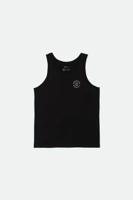 Oath V Tank - Black/Red sold by Brixton