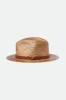 Messer Straw Fedora - Toffee sold by Brixton