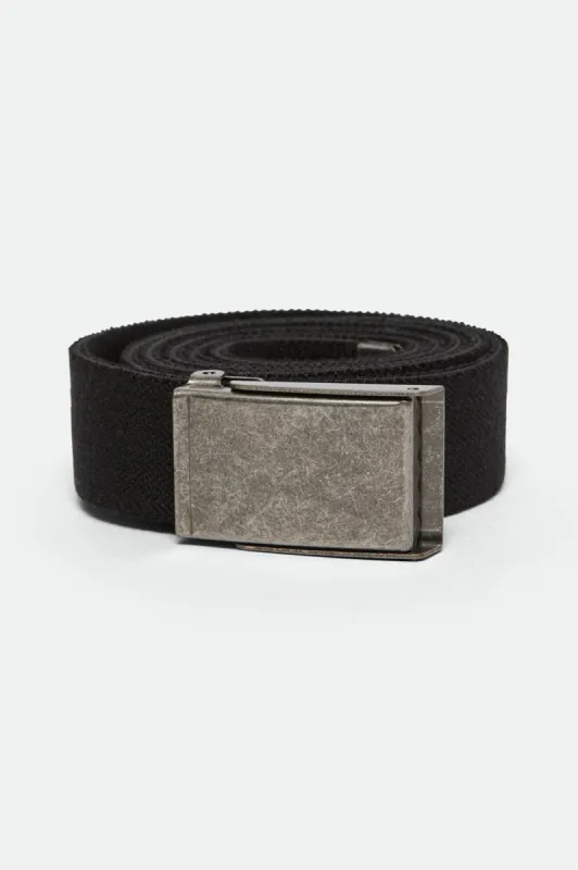 Stretch Web Belt - Black sold by Brixton
