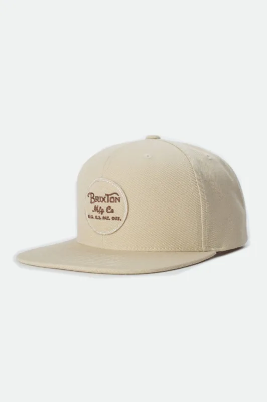 Wheeler Snapback - Safari sold by Brixton