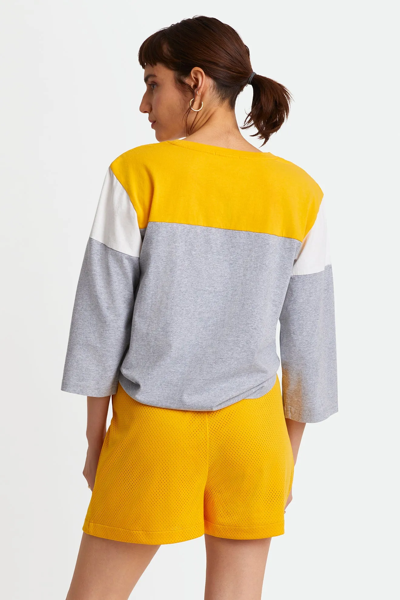 Phys. Ed. Football Tee - Heather Grey sold by Brixton product image thumbnail 3