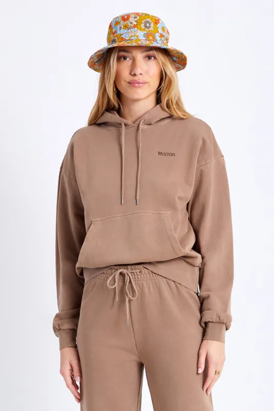 Vintage French Terry Dye Hoodie - Pine Bark sold by Brixton