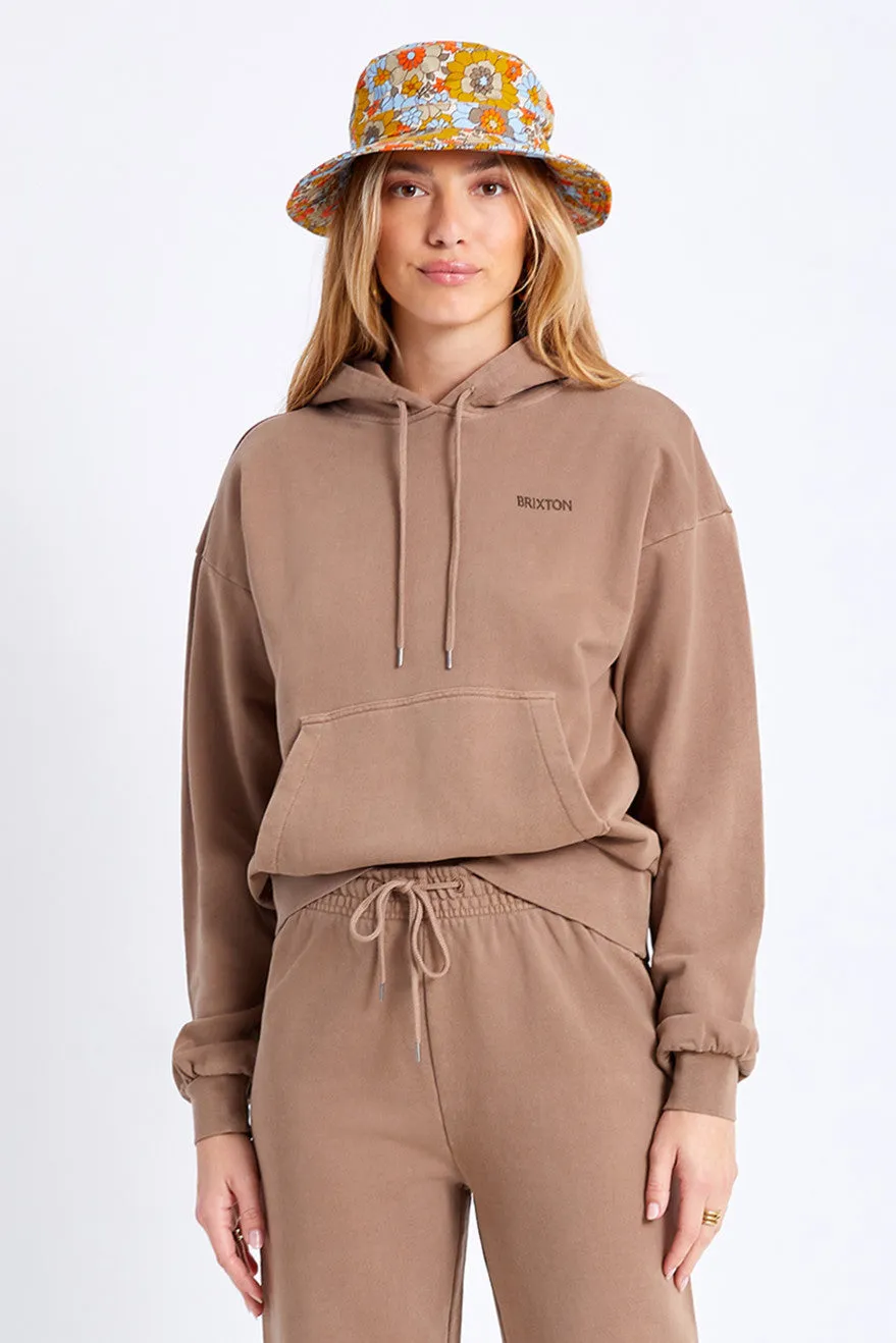 Vintage French Terry Dye Hoodie - Pine Bark sold by Brixton