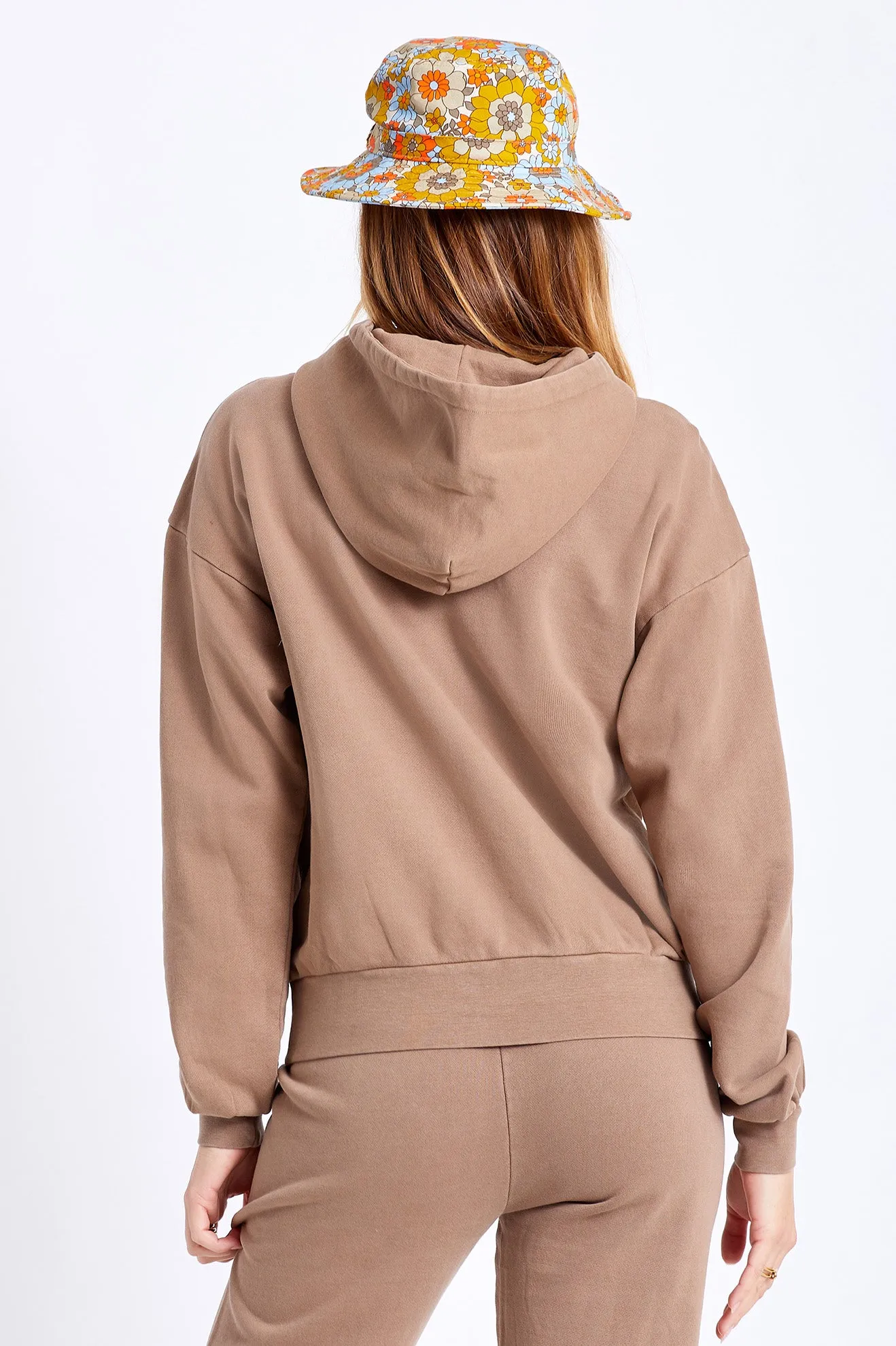 Vintage French Terry Dye Hoodie - Pine Bark sold by Brixton product image thumbnail 4