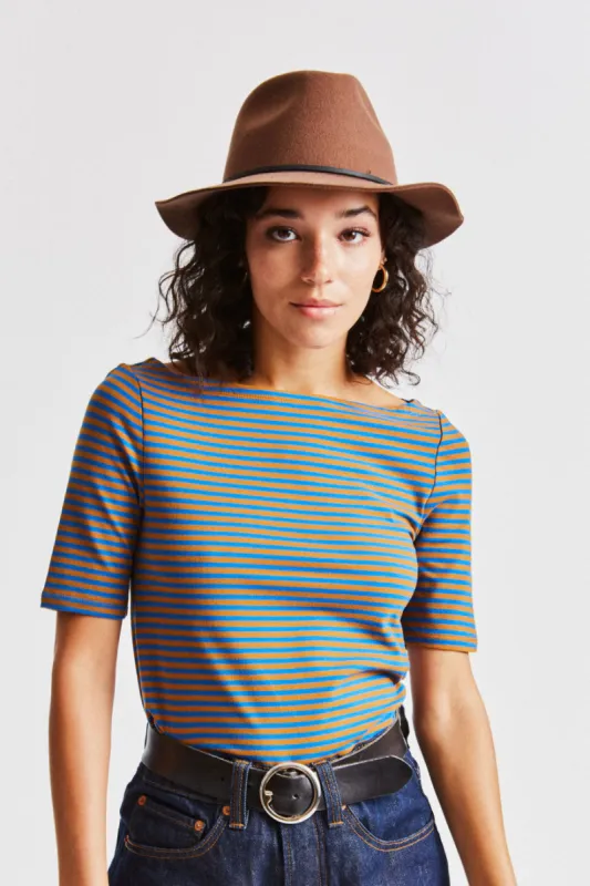 Wesley Fedora - Bison/Black sold by Brixton