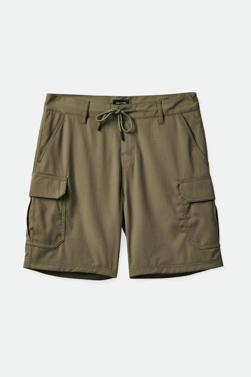 Waypoint Nylon Cargo Utility Short - Olive Surplus sold by Brixton