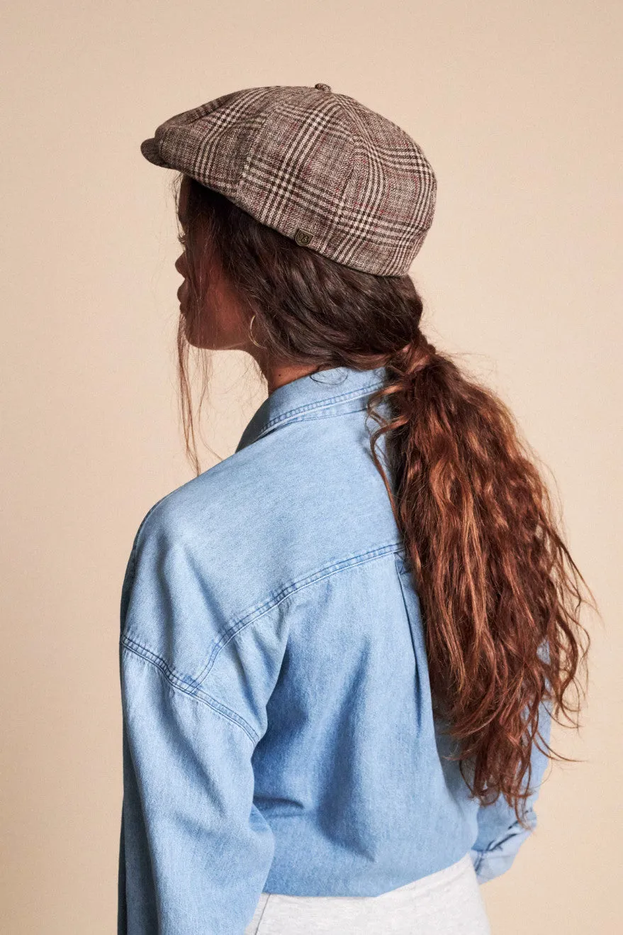 Brood Snap Cap - Khaki Plaid sold by Brixton product image thumbnail 5