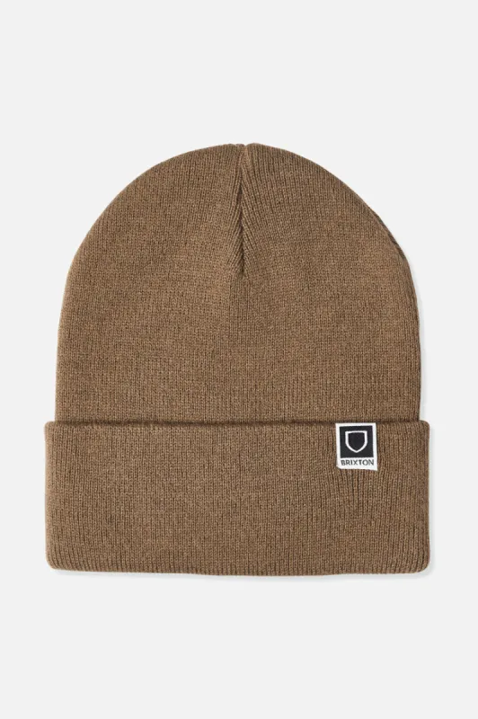 Harbor Beta Watch Cap Beanie - Coyote Brown sold by Brixton