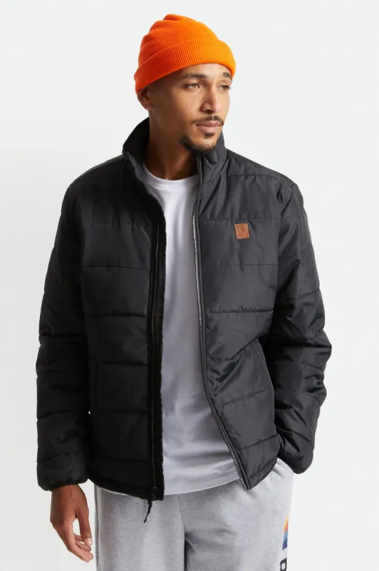Cass Puffer Jacket - Black sold by Brixton