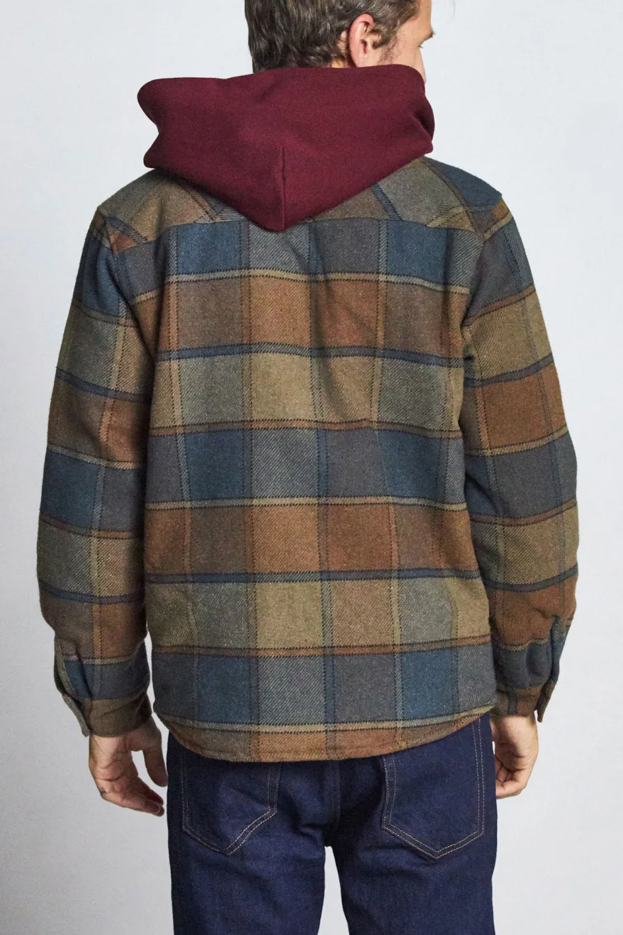 Bowery Jacket - Tan/Blue sold by Brixton product image thumbnail 3