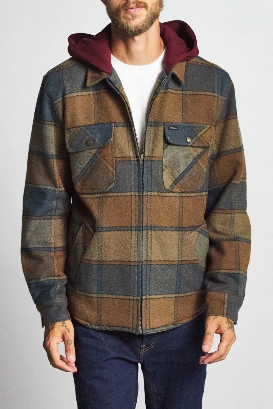 Bowery Jacket - Tan/Blue sold by Brixton