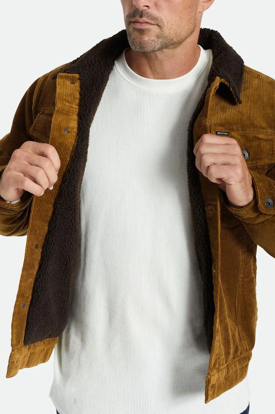 Cable Sherpa Lined Trucker Jacket - Brass sold by Brixton product image thumbnail 2