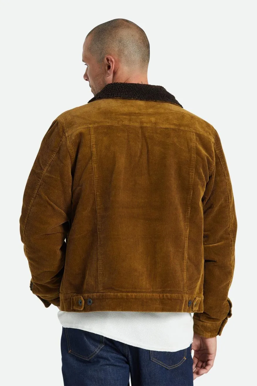 Cable Sherpa Lined Trucker Jacket - Brass sold by Brixton product image thumbnail 5