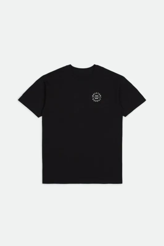 Oath V S/S Standard Tee - Black sold by Brixton