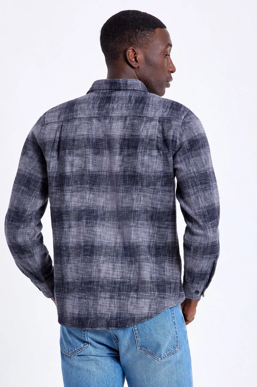 Bowery Reserve L/S Flannel - Black/Grey Mix sold by Brixton product image thumbnail 5