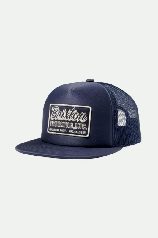 Inc. Netplus HP Trucker Hat - Navy/Navy sold by Brixton