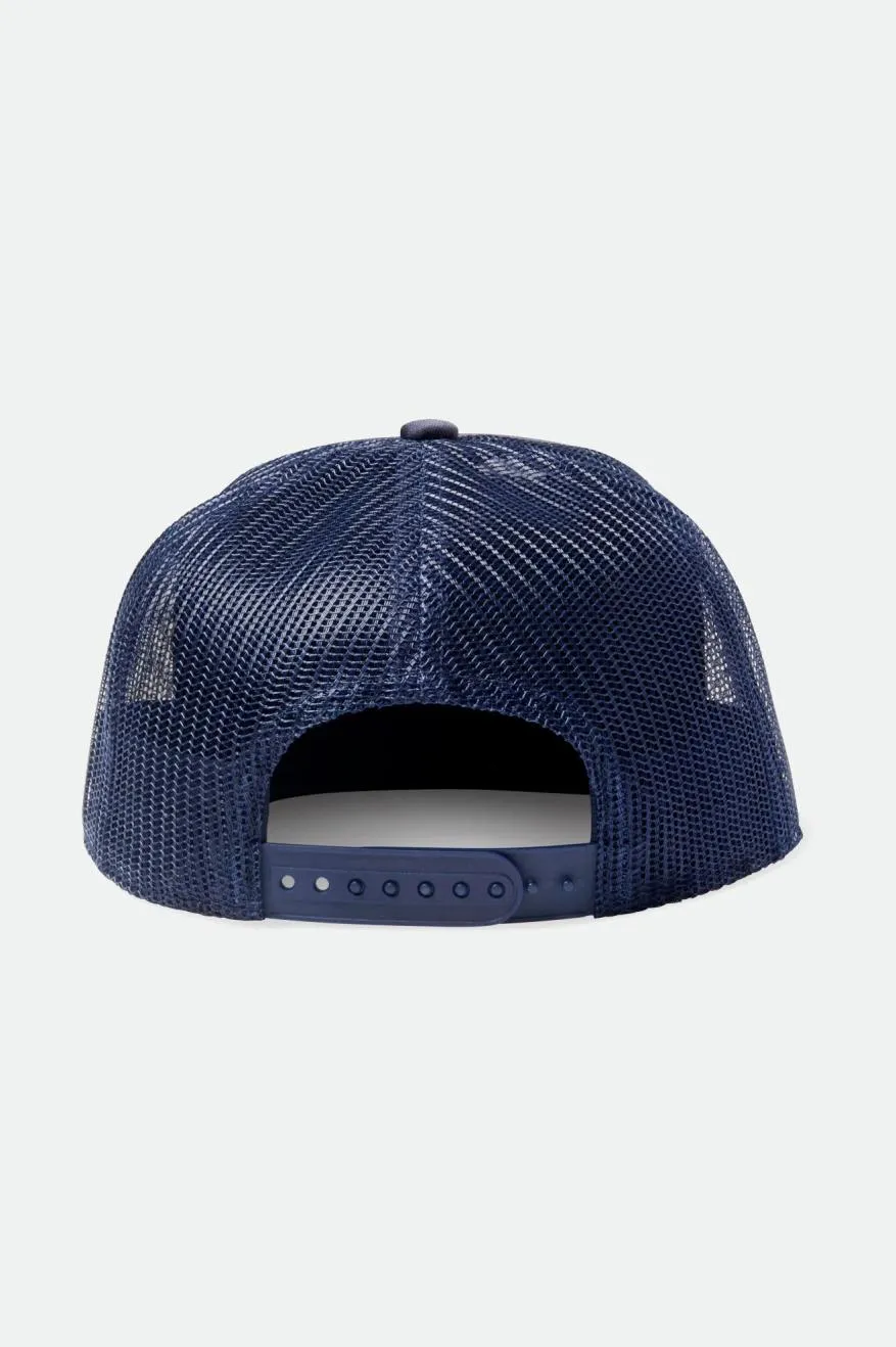 Inc. Netplus HP Trucker Hat - Navy/Navy sold by Brixton product image thumbnail 2