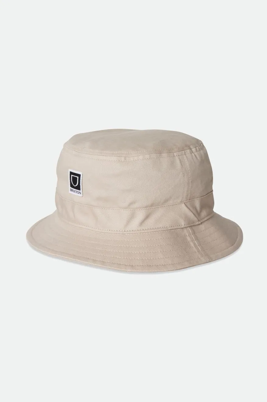 Beta Packable Bucket Hat - Beige sold by Brixton