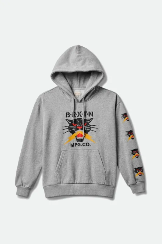 Sparks Women's Hoodie - Grey Heather sold by Brixton
