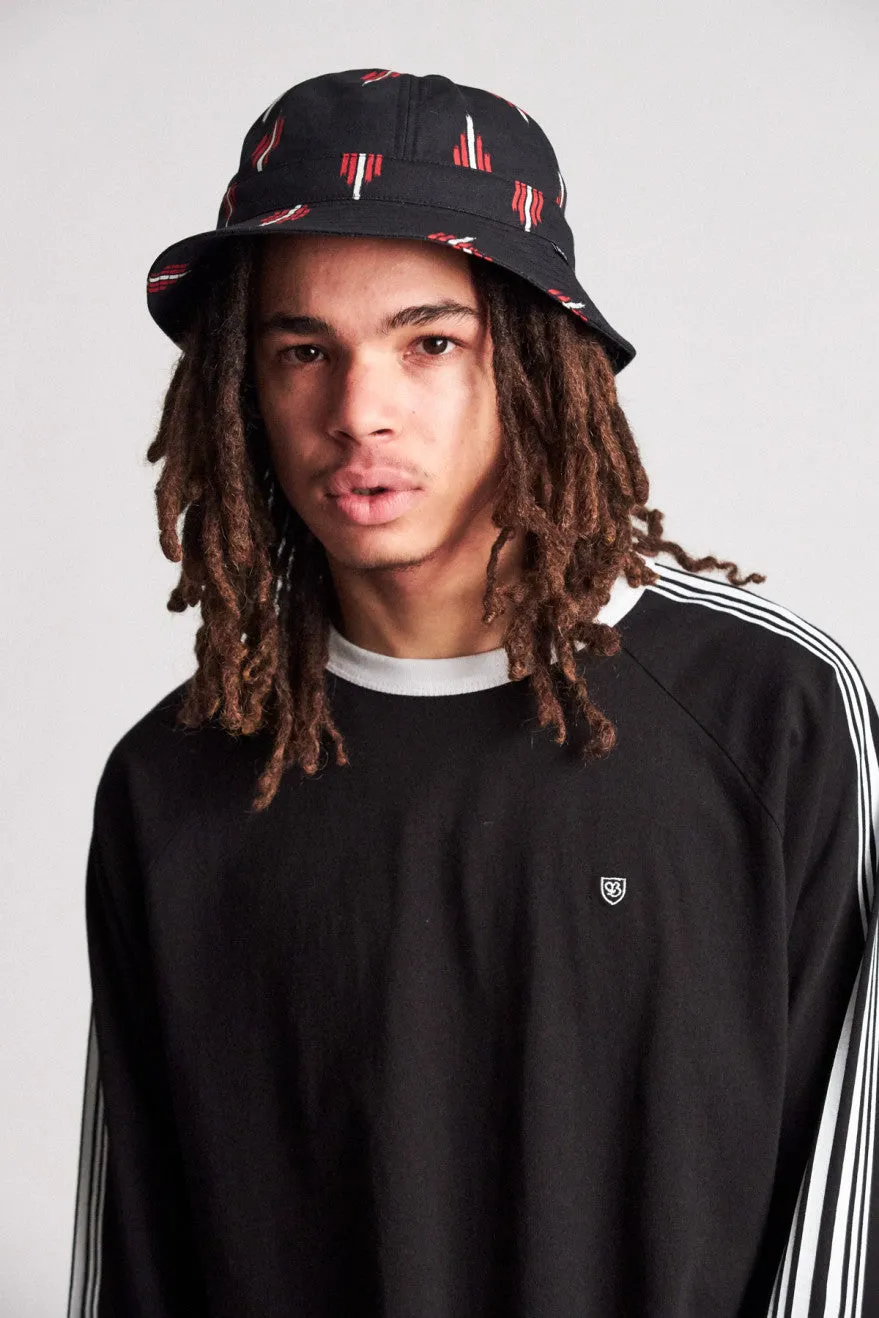 Banks II Bucket Hat - Black/Red sold by Brixton product image thumbnail 2