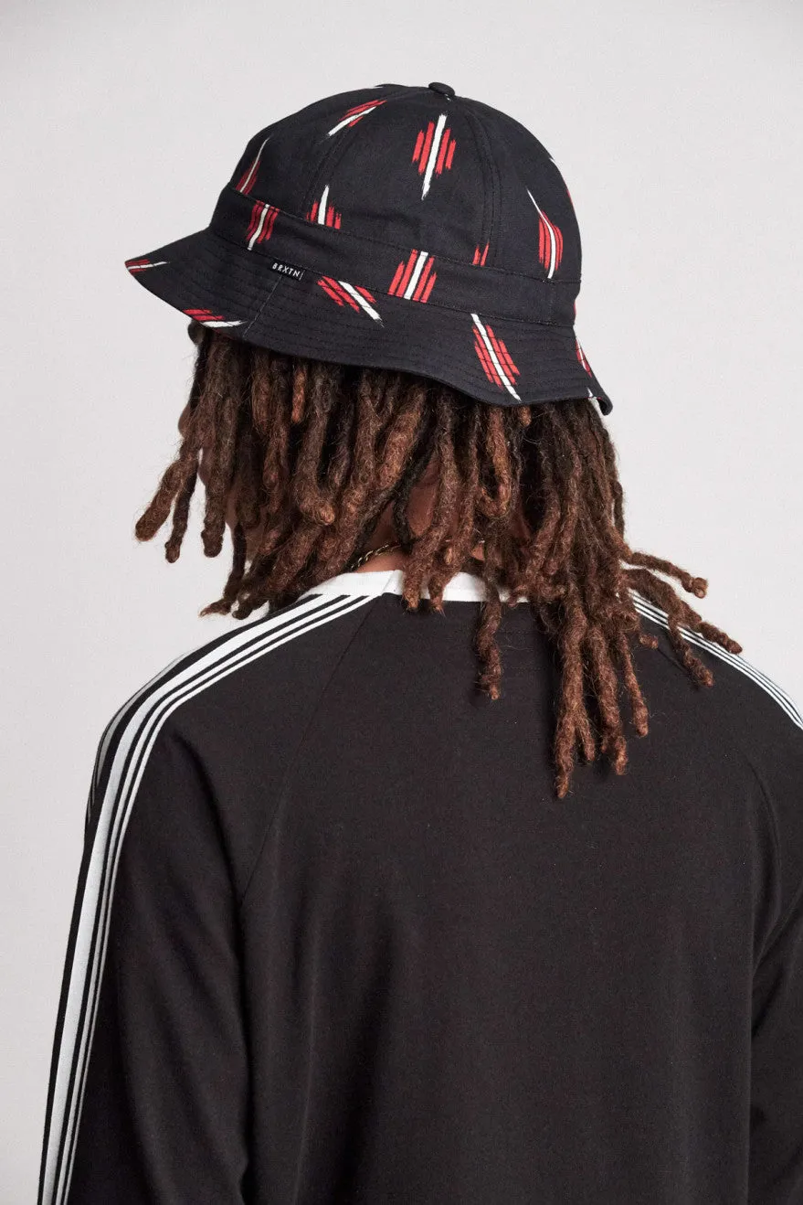 Banks II Bucket Hat - Black/Red sold by Brixton product image thumbnail 3