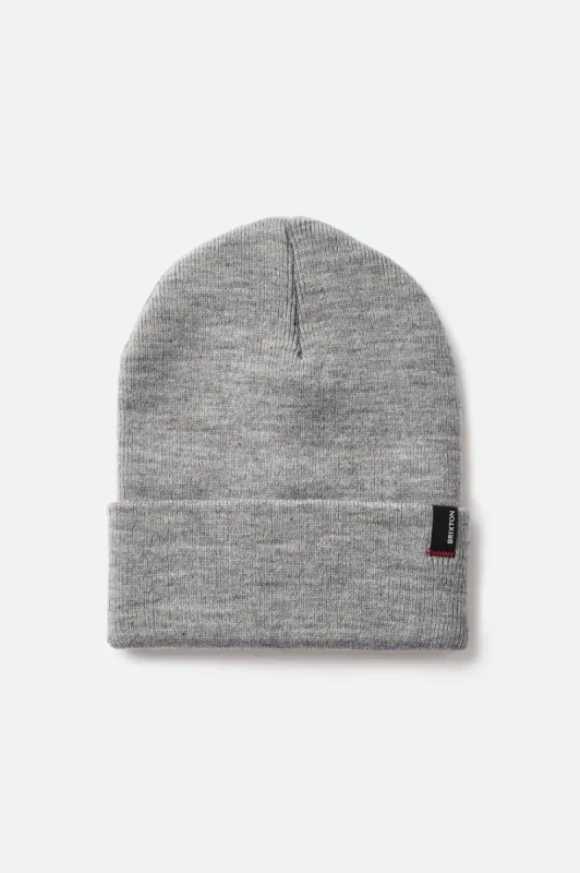 Harbor Watch Cap Beanie - Light Heather Grey sold by Brixton