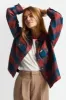 Bowery Women's L/S Flannel - Captain Blue sold by Brixton