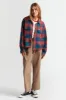 Bowery Women's L/S Flannel - Captain Blue sold by Brixton
