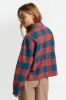 Bowery Women's L/S Flannel - Captain Blue sold by Brixton